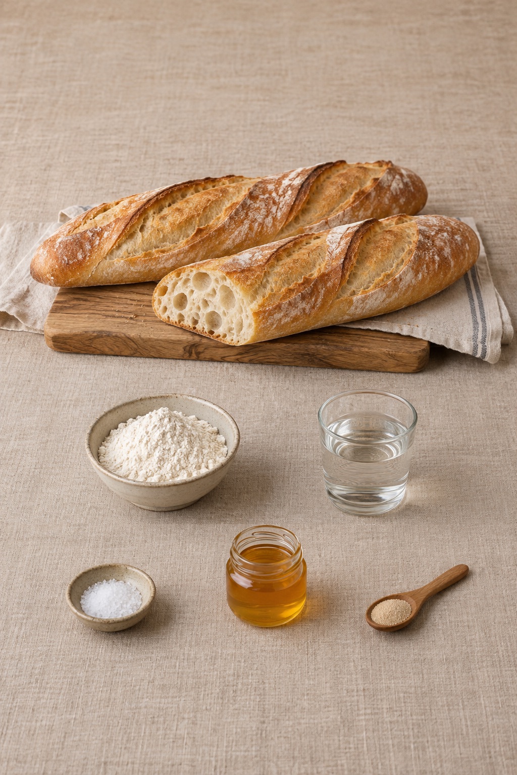 Ingredienti appoggiati sul tavolo