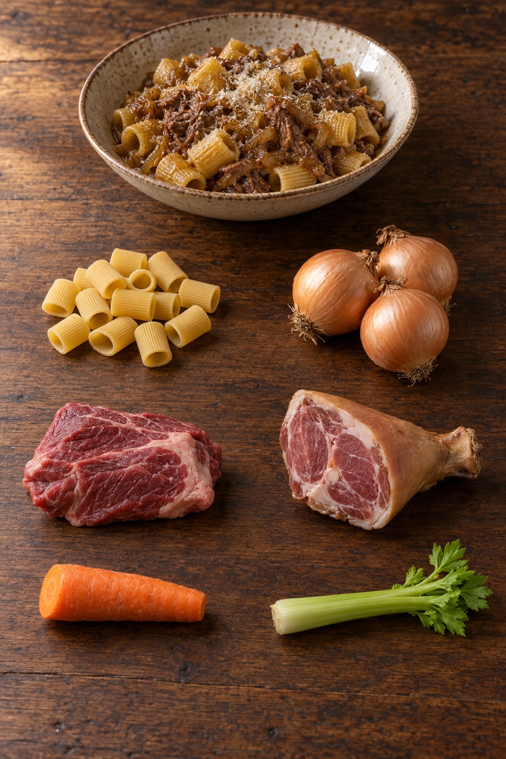 Ingredienti appoggiati sul tavolo