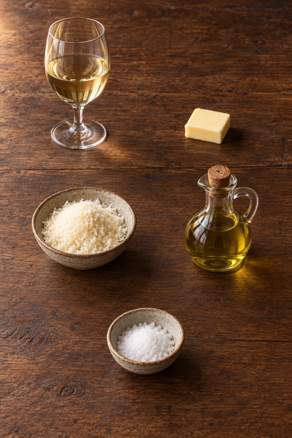 Ingredienti appoggiati sul tavolo