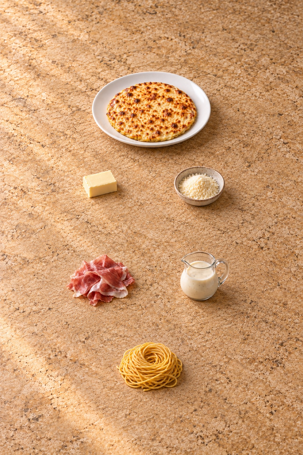 Ingredienti appoggiati sul tavolo