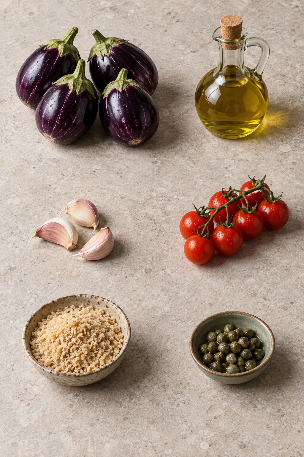 Ingredienti appoggiati sul tavolo