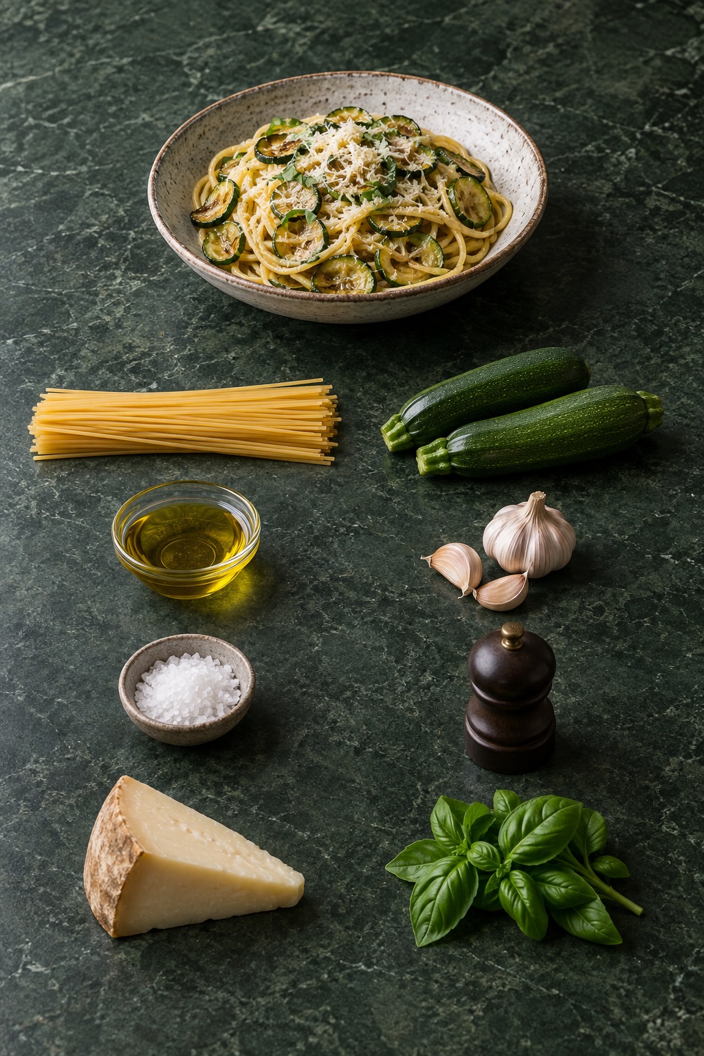 Ingredienti appoggiati sul tavolo