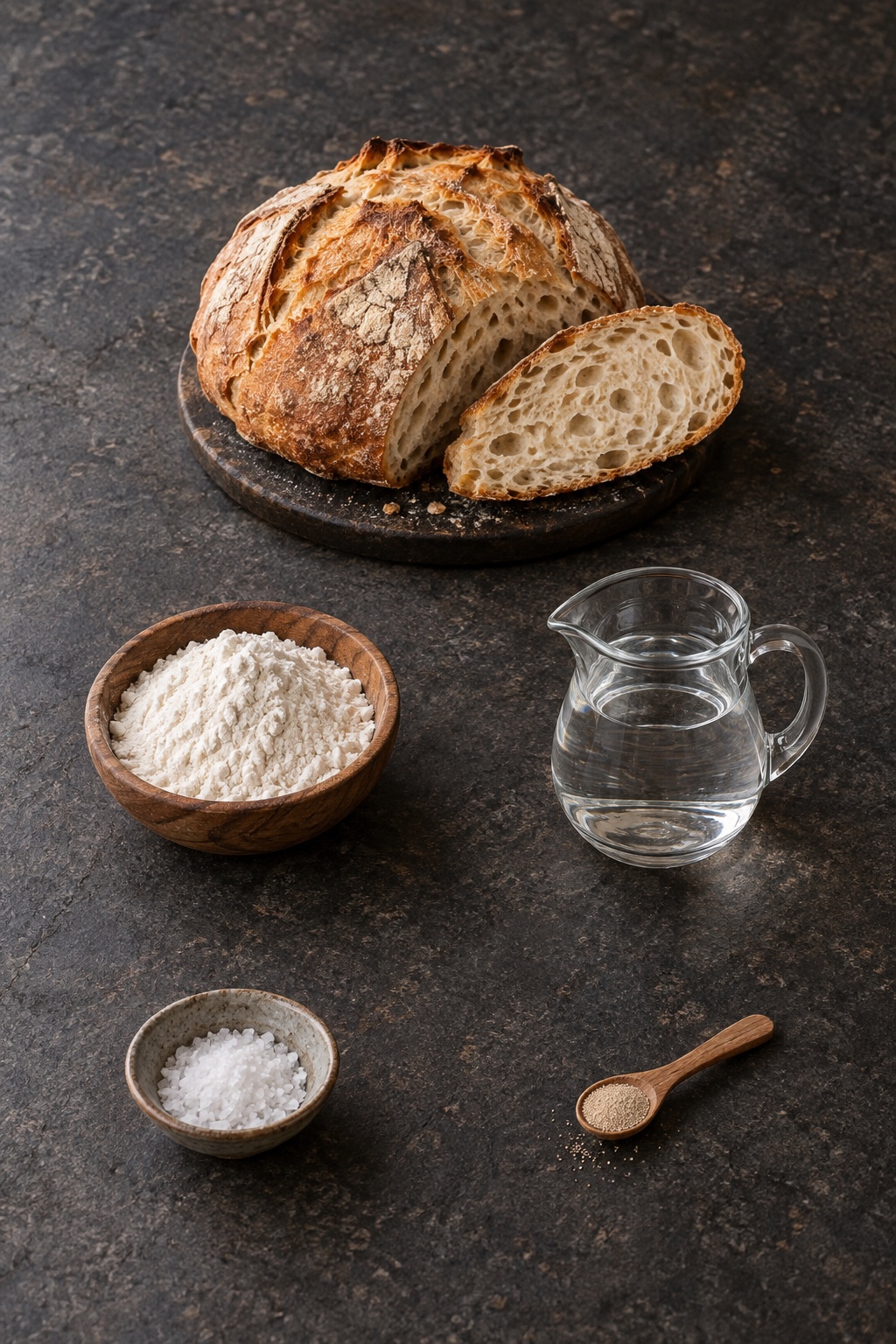 Ingredienti appoggiati sul tavolo