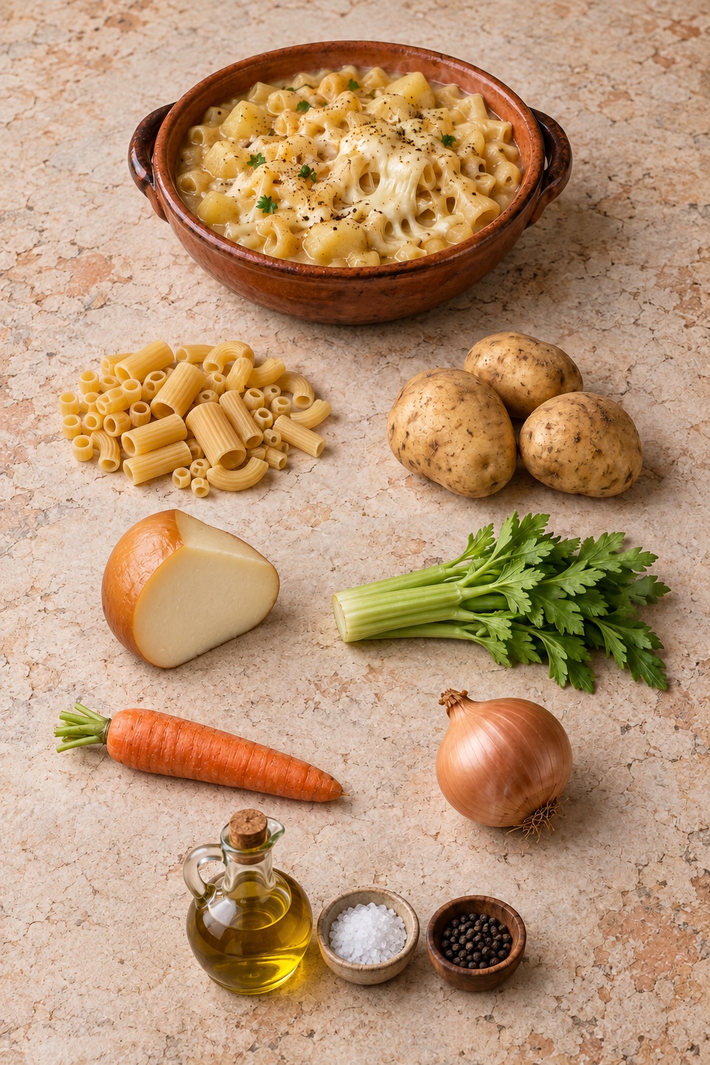 Ingredienti appoggiati sul tavolo