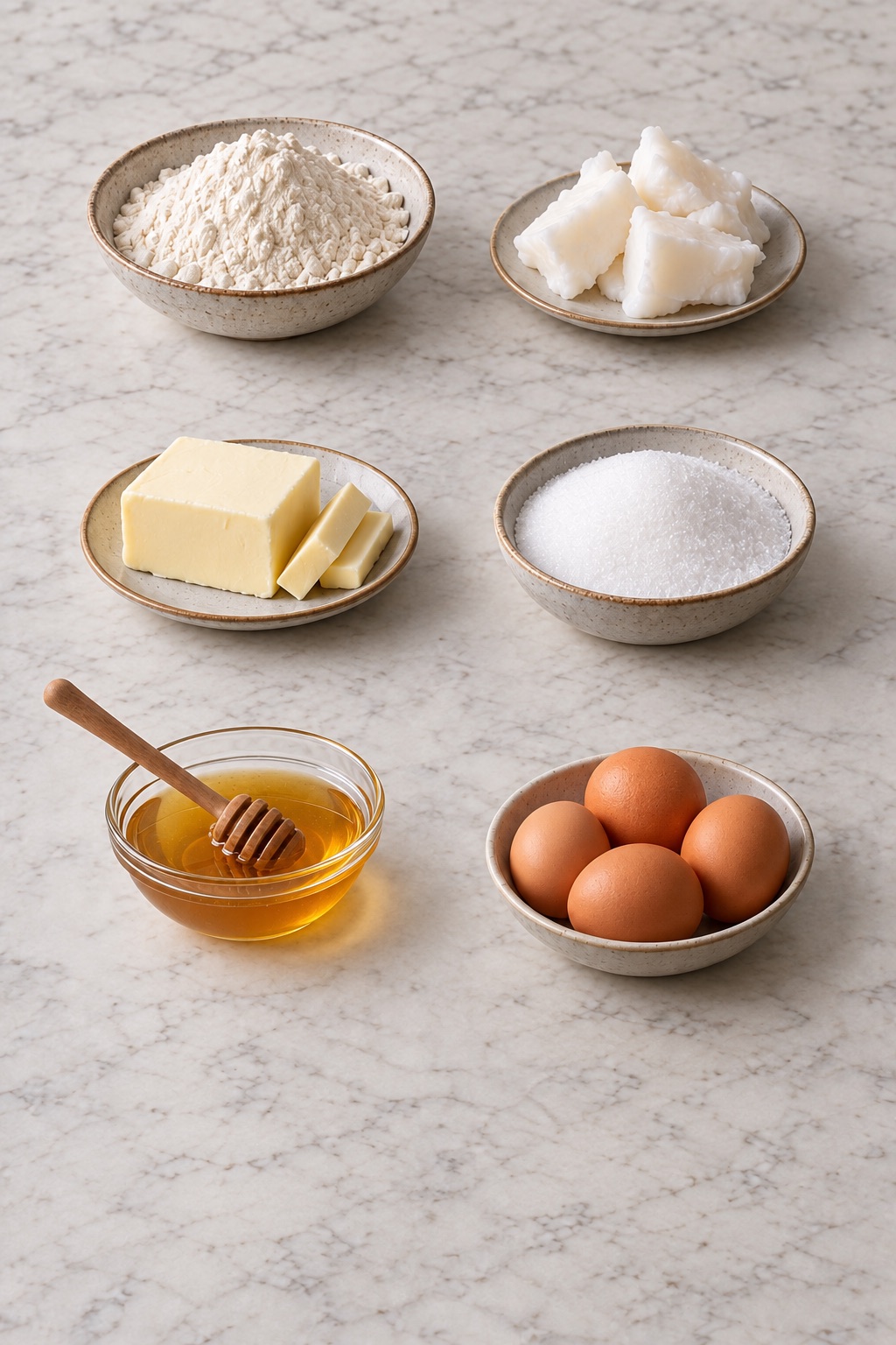 Ingredienti appoggiati sul tavolo