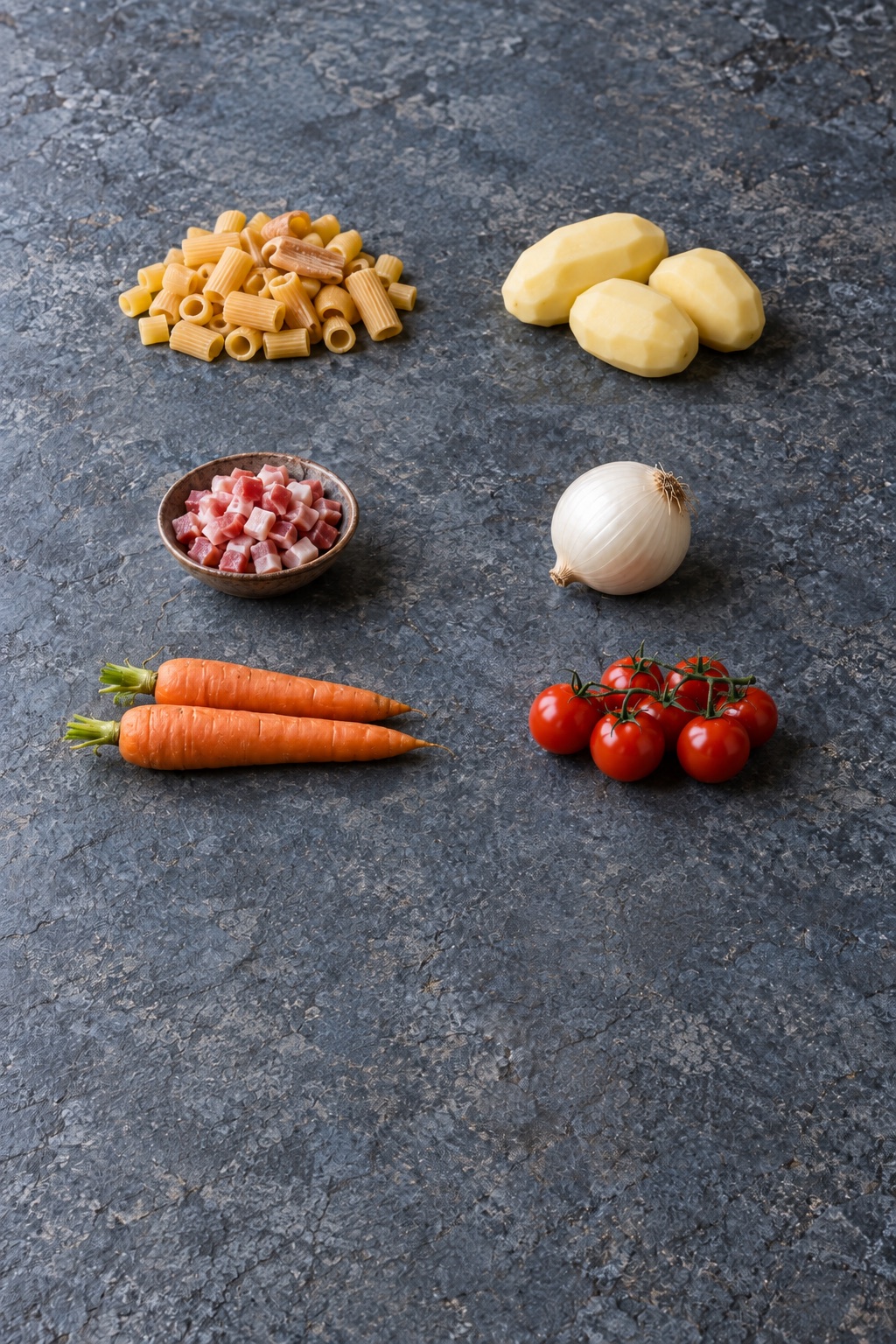 Ingredienti appoggiati sul tavolo