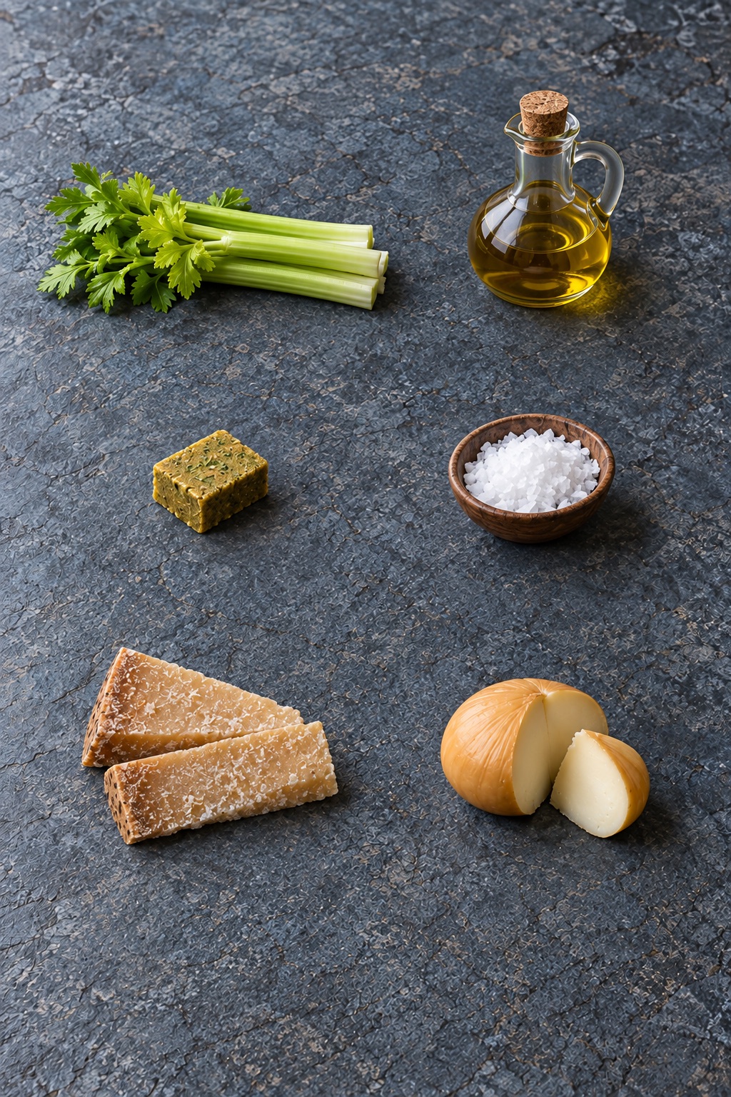 Ingredienti appoggiati sul tavolo