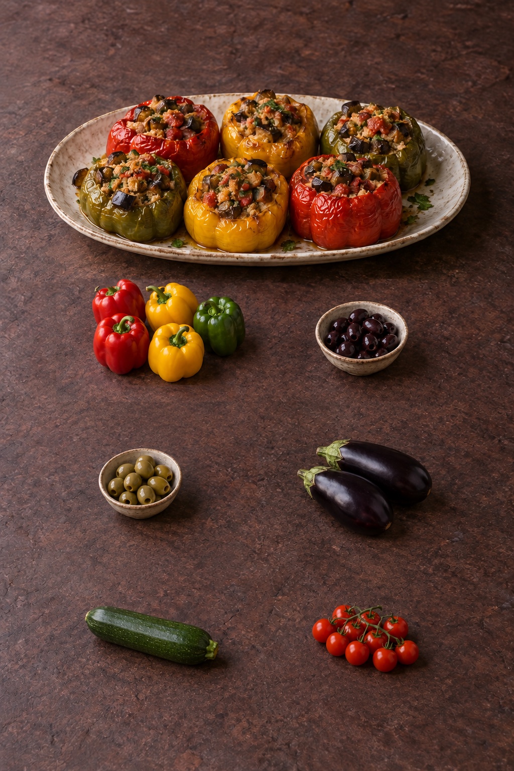 Ingredienti appoggiati sul tavolo