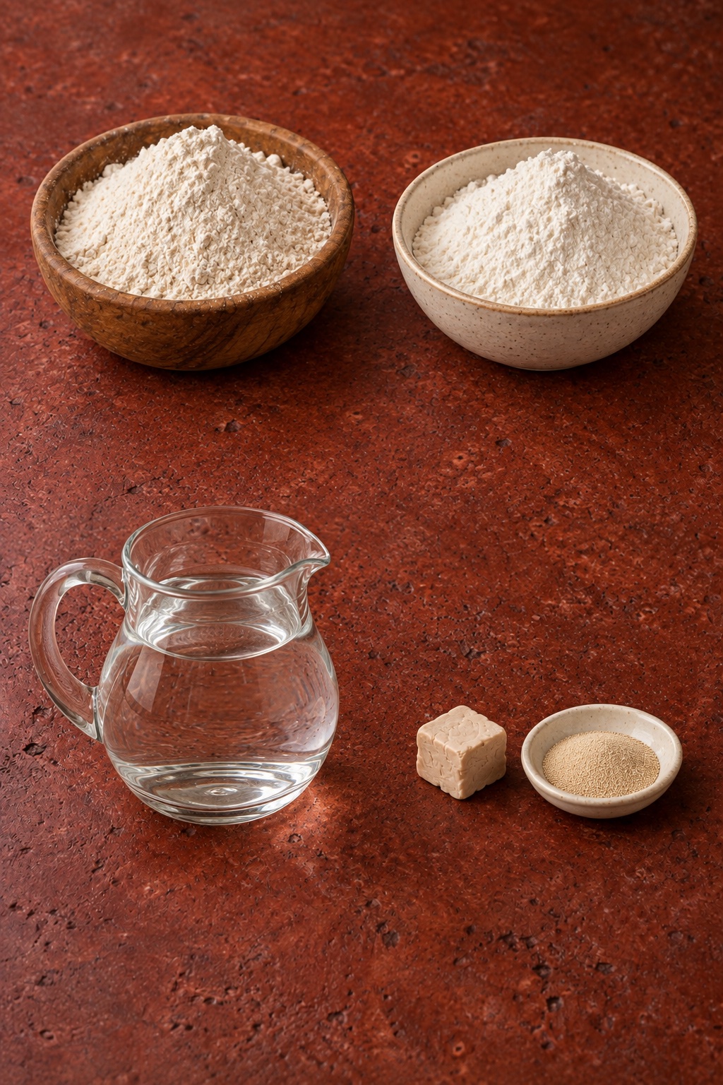 Ingredienti appoggiati sul tavolo