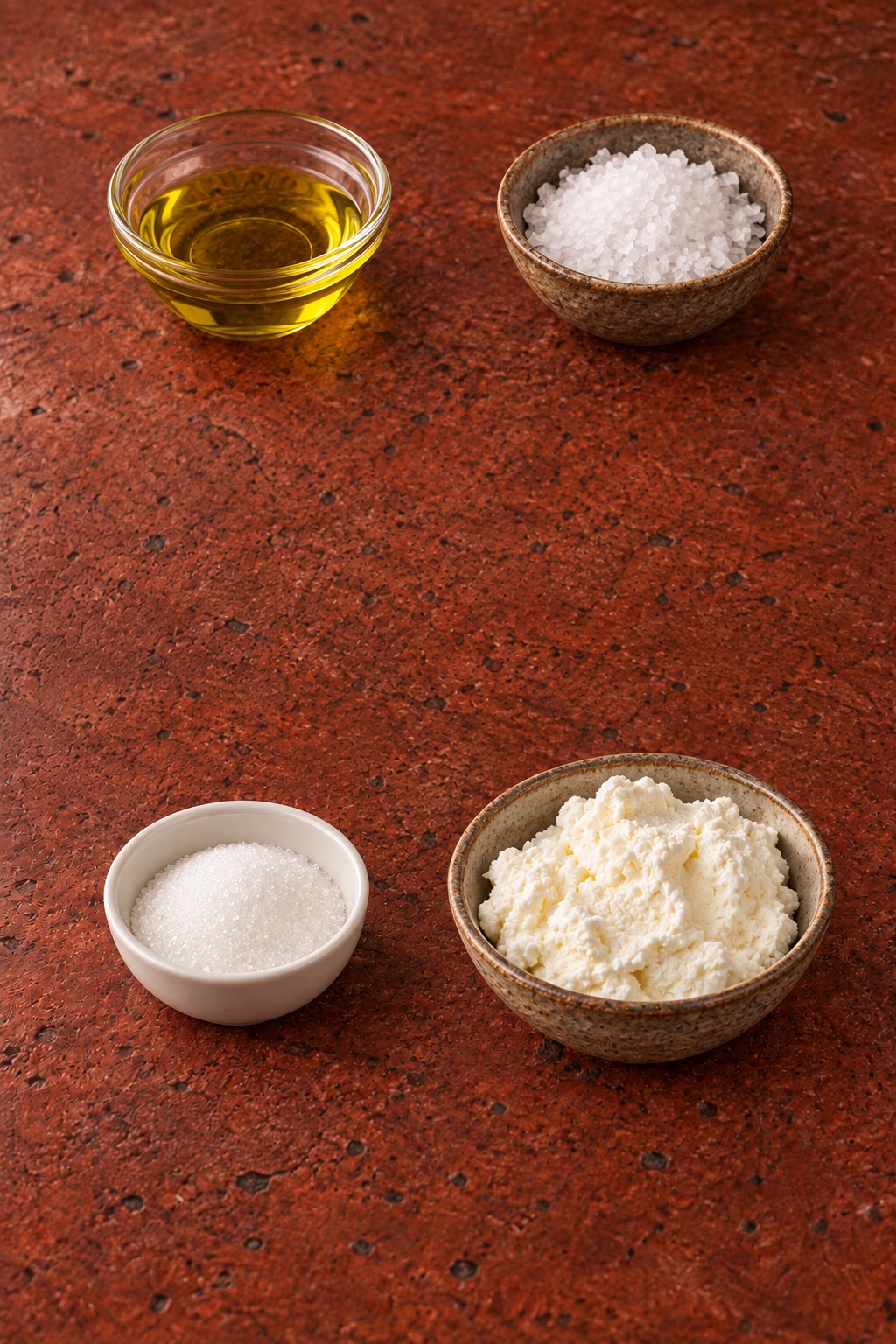 Ingredienti appoggiati sul tavolo