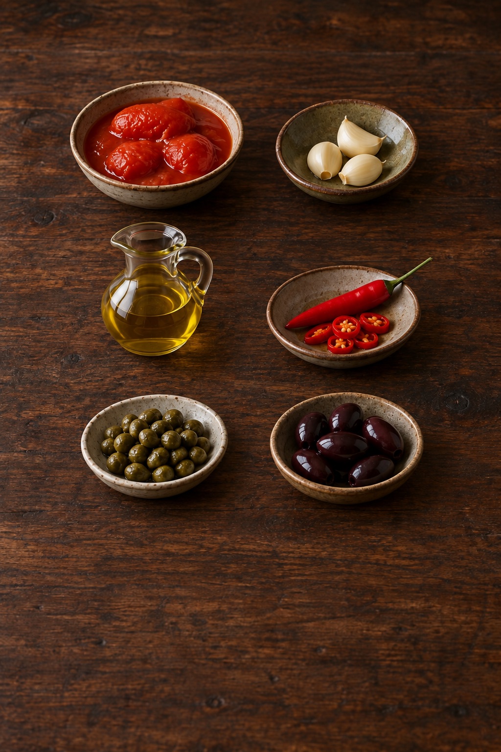 Ingredienti appoggiati sul tavolo