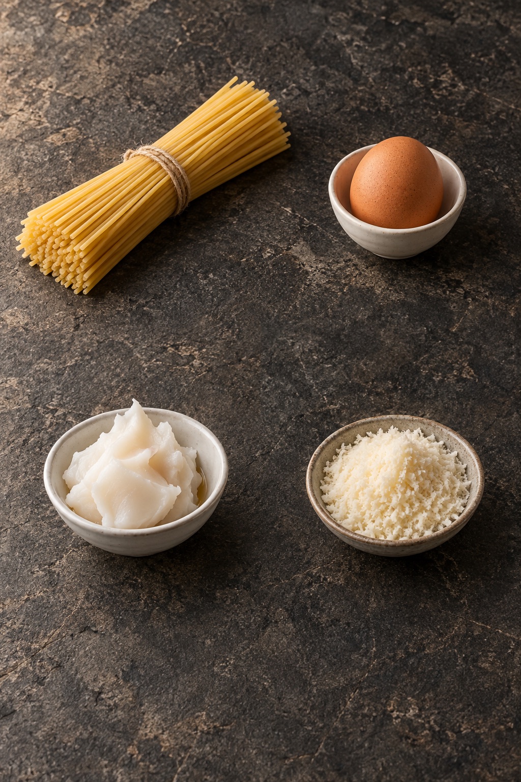 Ingredienti appoggiati sul tavolo