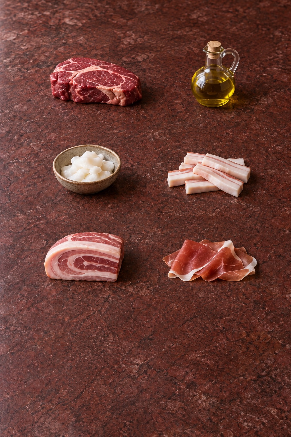 Ingredienti appoggiati sul tavolo