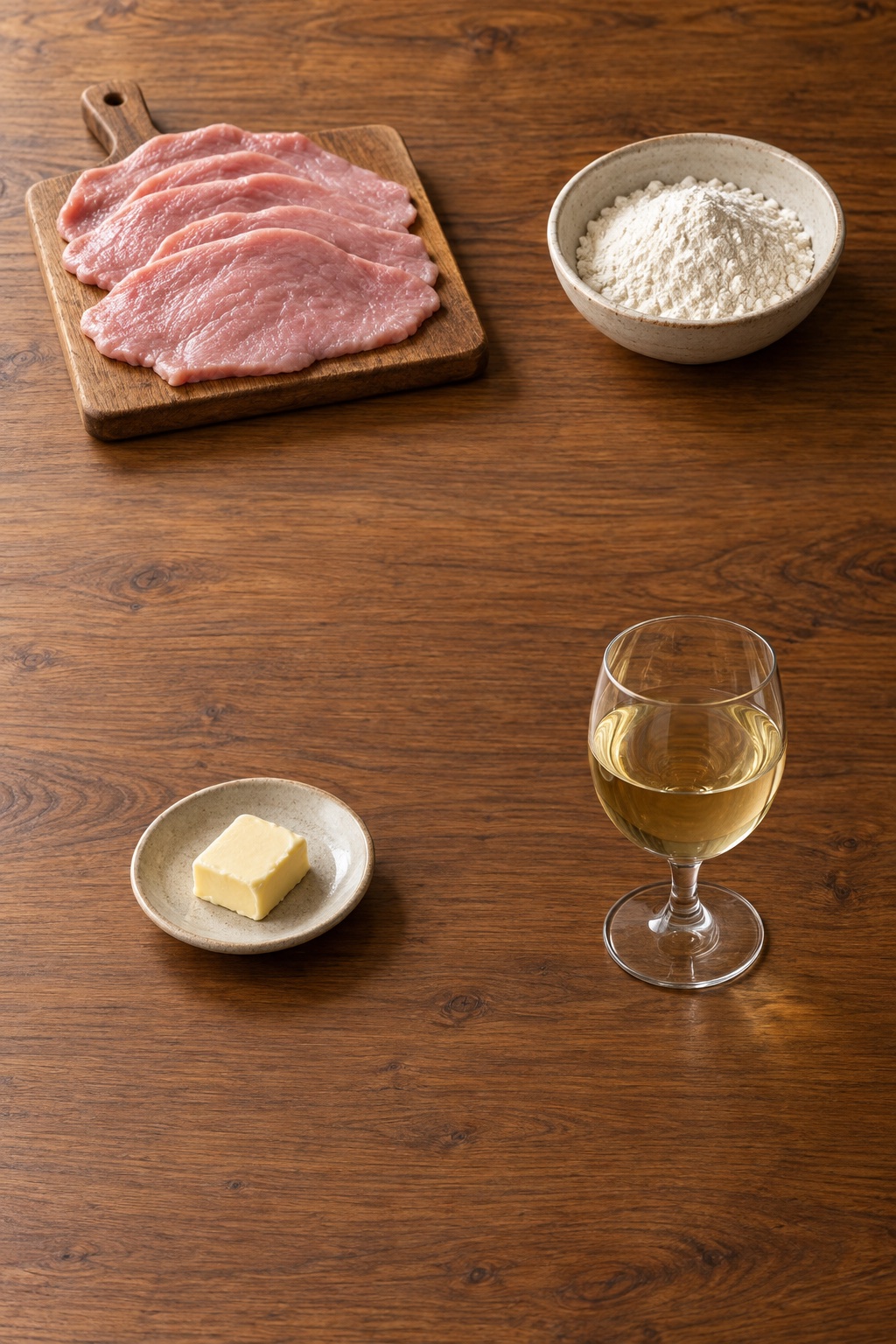 Ingredienti appoggiati sul tavolo