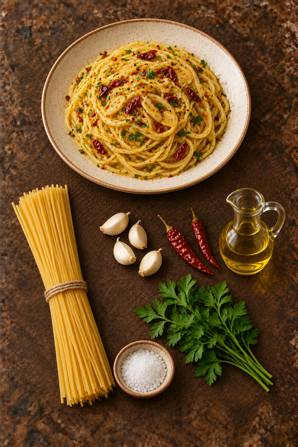 Piatto e ingredienti