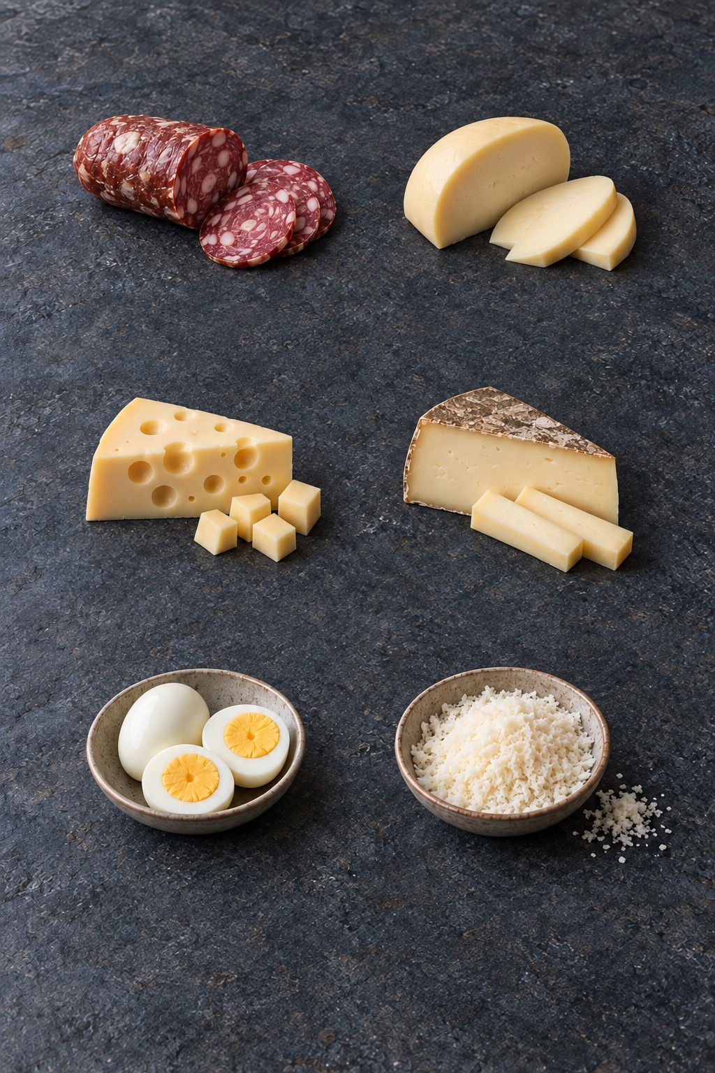 Ingredienti appoggiati sul tavolo